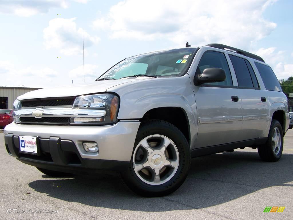 2006 TrailBlazer EXT LS 4x4 - Silverstone Metallic / Light Gray photo #5