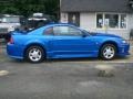 1999 Atlantic Blue Metallic Ford Mustang V6 Coupe  photo #8
