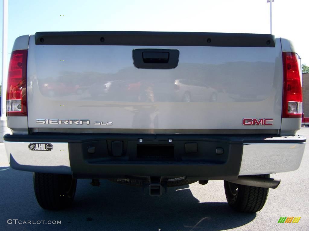 2007 Sierra 1500 SLE Extended Cab - Silver Birch Metallic / Dark Titanium photo #6