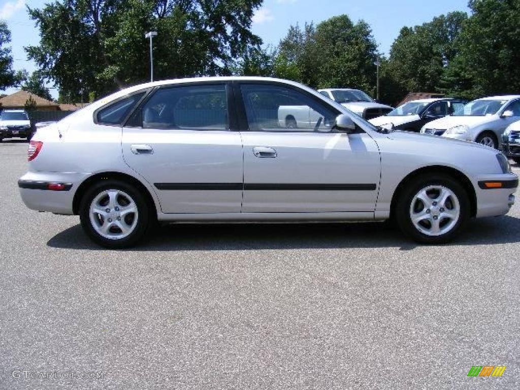 2004 Elantra GT Hatchback - Sterling Silver / Dark Gray photo #6