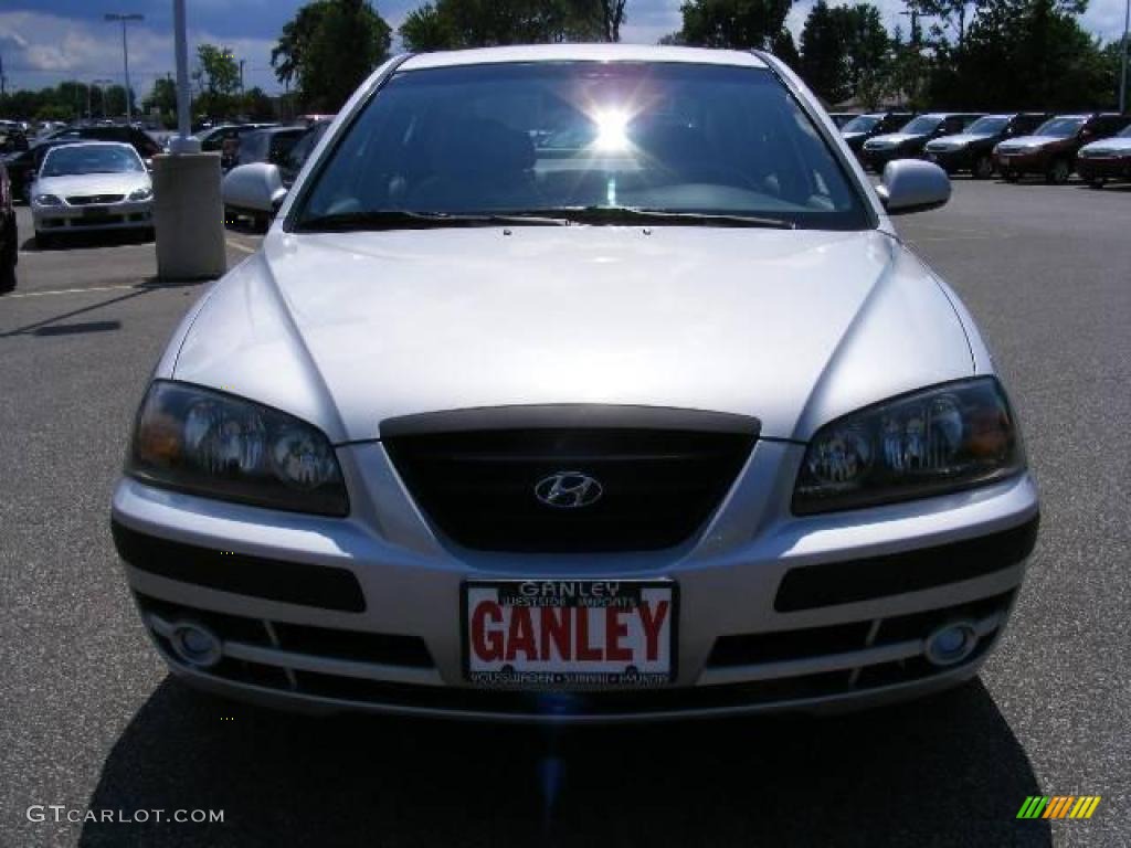 2004 Elantra GT Hatchback - Sterling Silver / Dark Gray photo #8