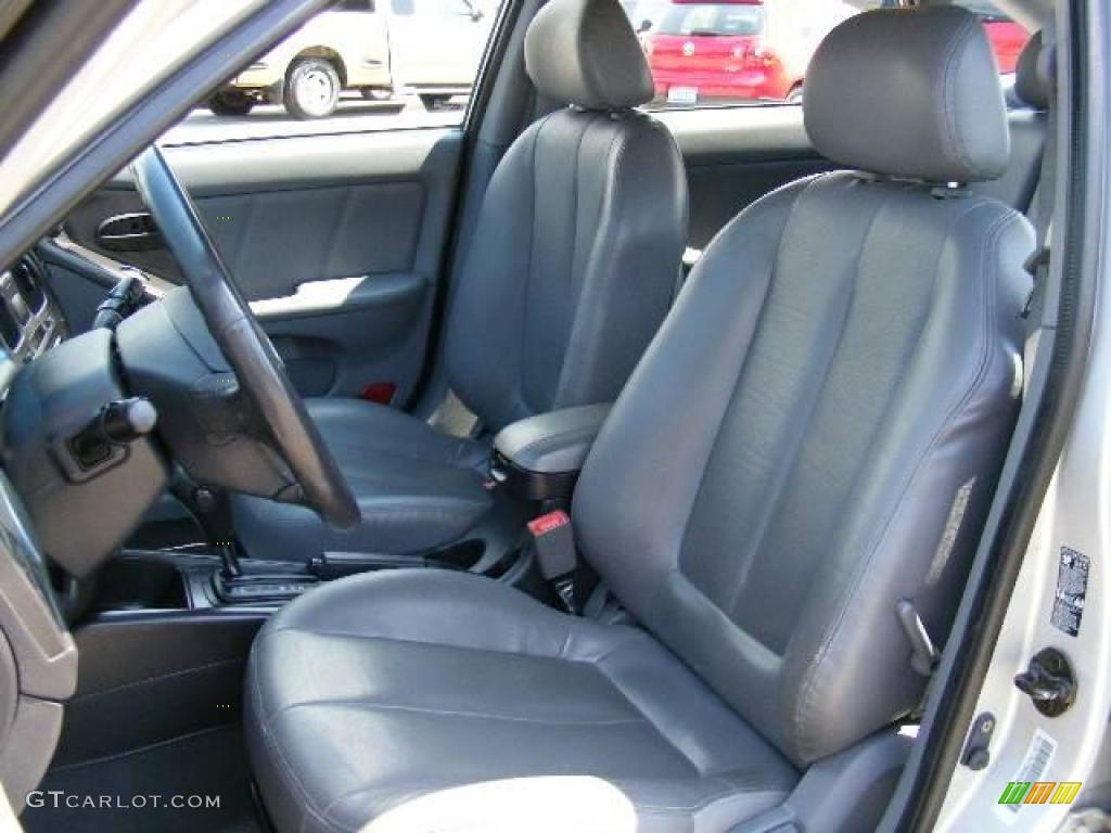 2004 Elantra GT Hatchback - Sterling Silver / Dark Gray photo #9