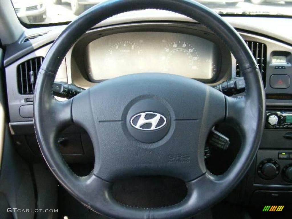 2004 Elantra GT Hatchback - Sterling Silver / Dark Gray photo #15