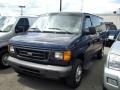 True Blue Metallic 2005 Ford E Series Van E350 Super Duty XL Passenger