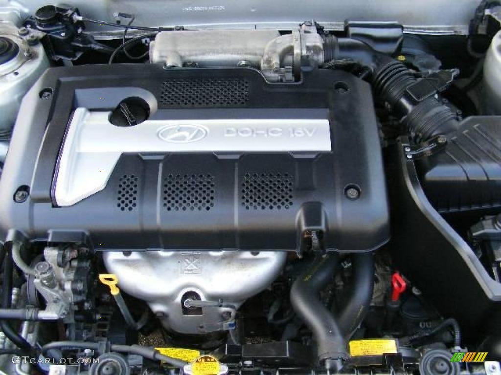2004 Elantra GT Hatchback - Sterling Silver / Dark Gray photo #24
