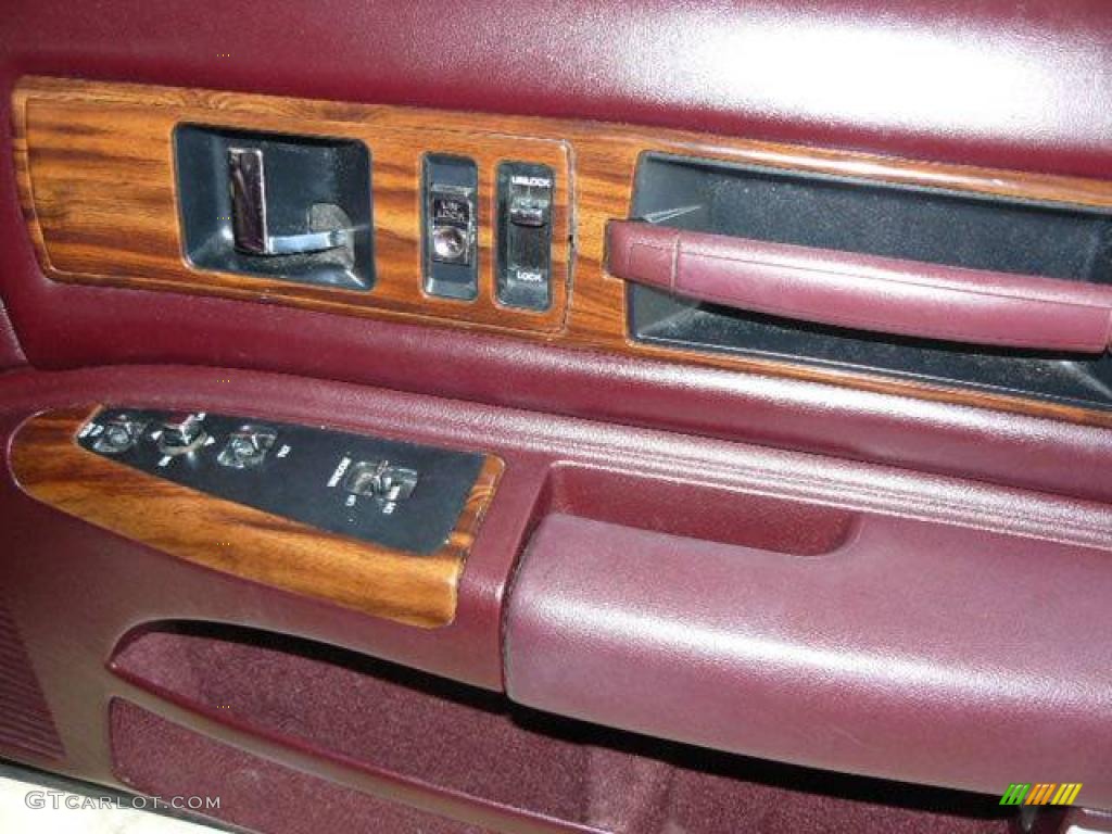 1996 Caprice Classic Sedan - Dark Cherry Metallic / Burgundy Red photo #14