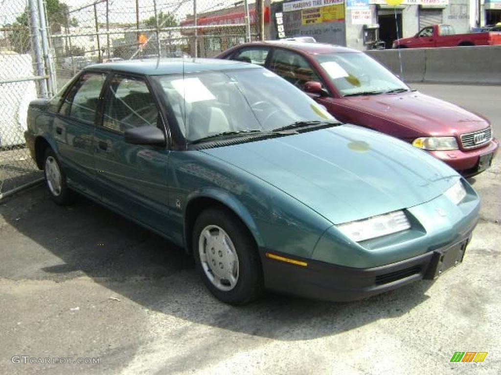 1995 S Series SL1 Sedan - Medium Blue Green Metallic / Gray photo #3