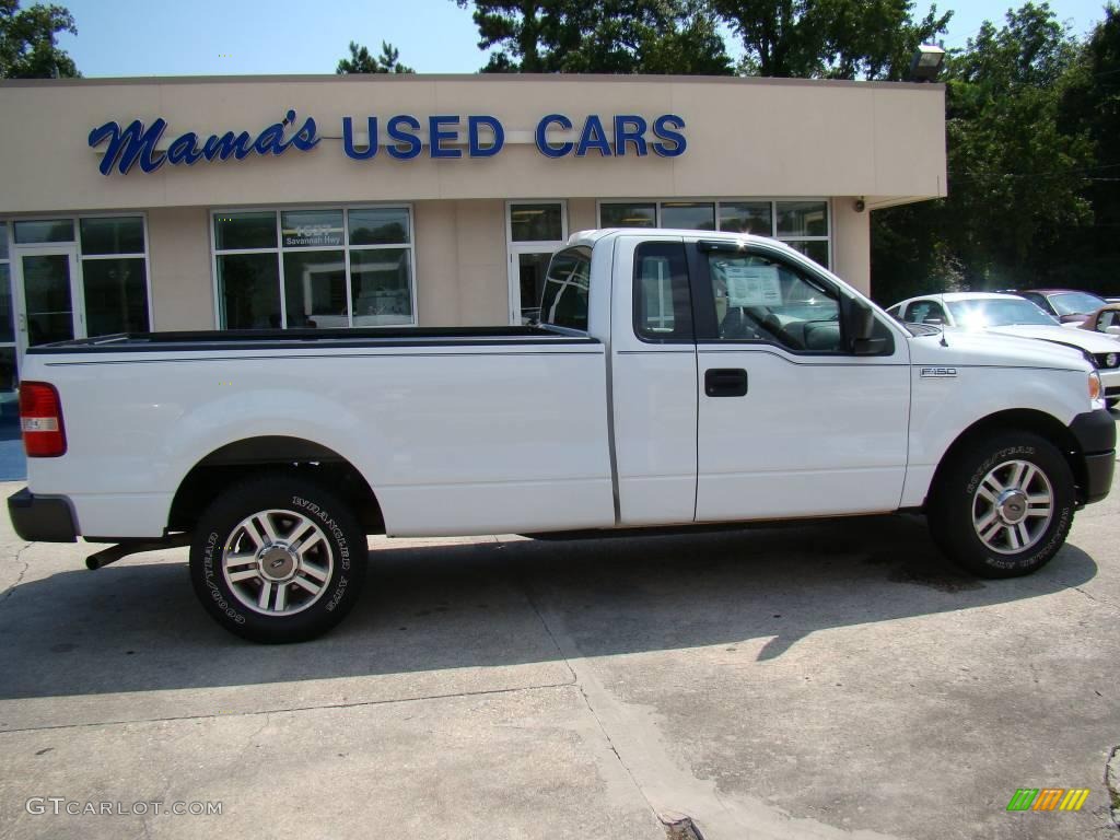 2008 F150 XL Regular Cab - Oxford White / Medium/Dark Flint photo #1