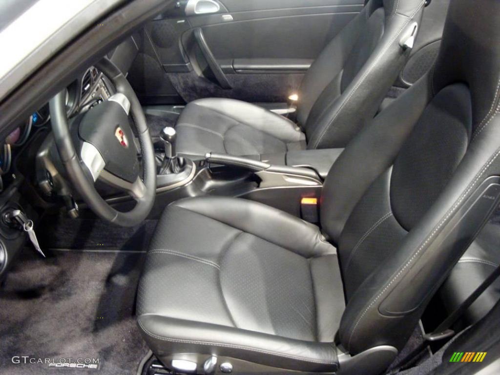Black Interior 2006 Porsche 911 Carrera Cabriolet Photo #15654201