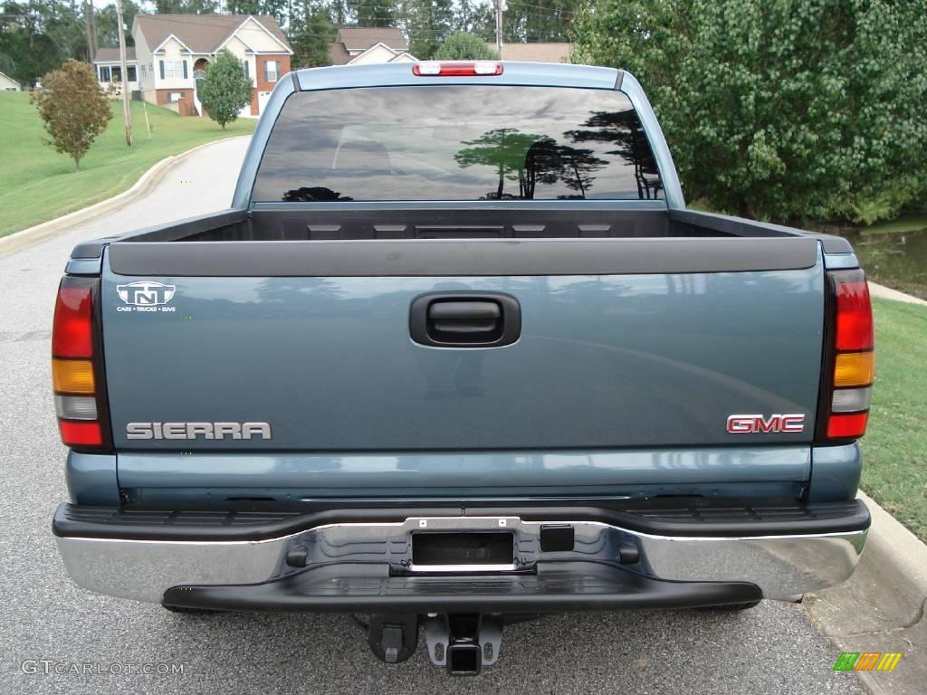 2006 Sierra 1500 SLE Crew Cab - Stealth Gray Metallic / Dark Pewter photo #5