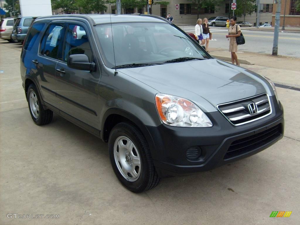 2006 CR-V LX 4WD - Silver Moss Metallic / Black photo #6