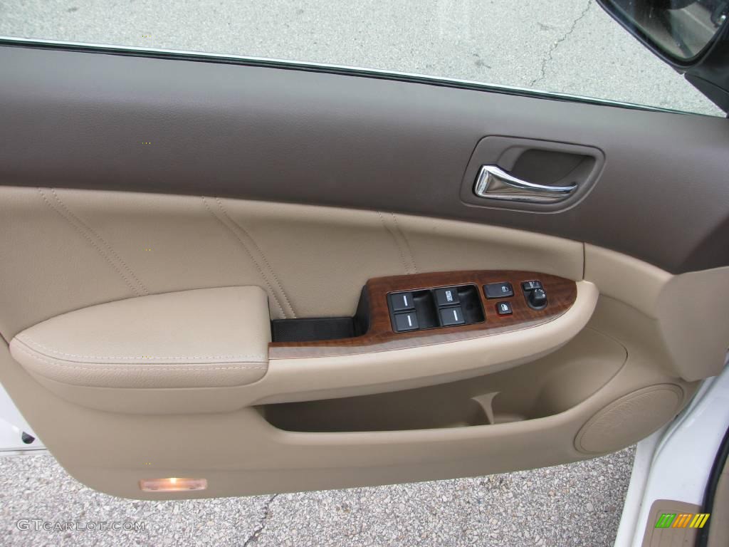 2007 Accord EX-L Sedan - Taffeta White / Ivory photo #14