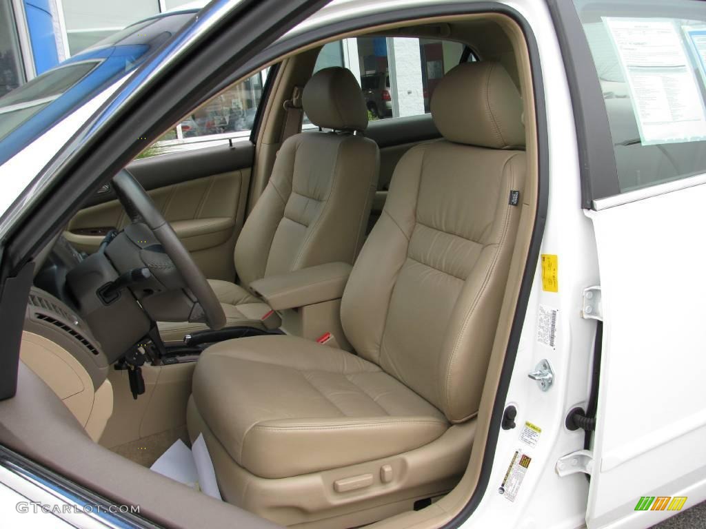 2007 Accord EX-L Sedan - Taffeta White / Ivory photo #15