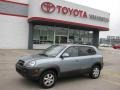 2005 Alpine Frost Light Blue Hyundai Tucson GLS V6 4WD  photo #1