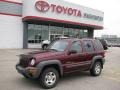 2002 Dark Garnet Red Pearlcoat Jeep Liberty Sport 4x4  photo #1