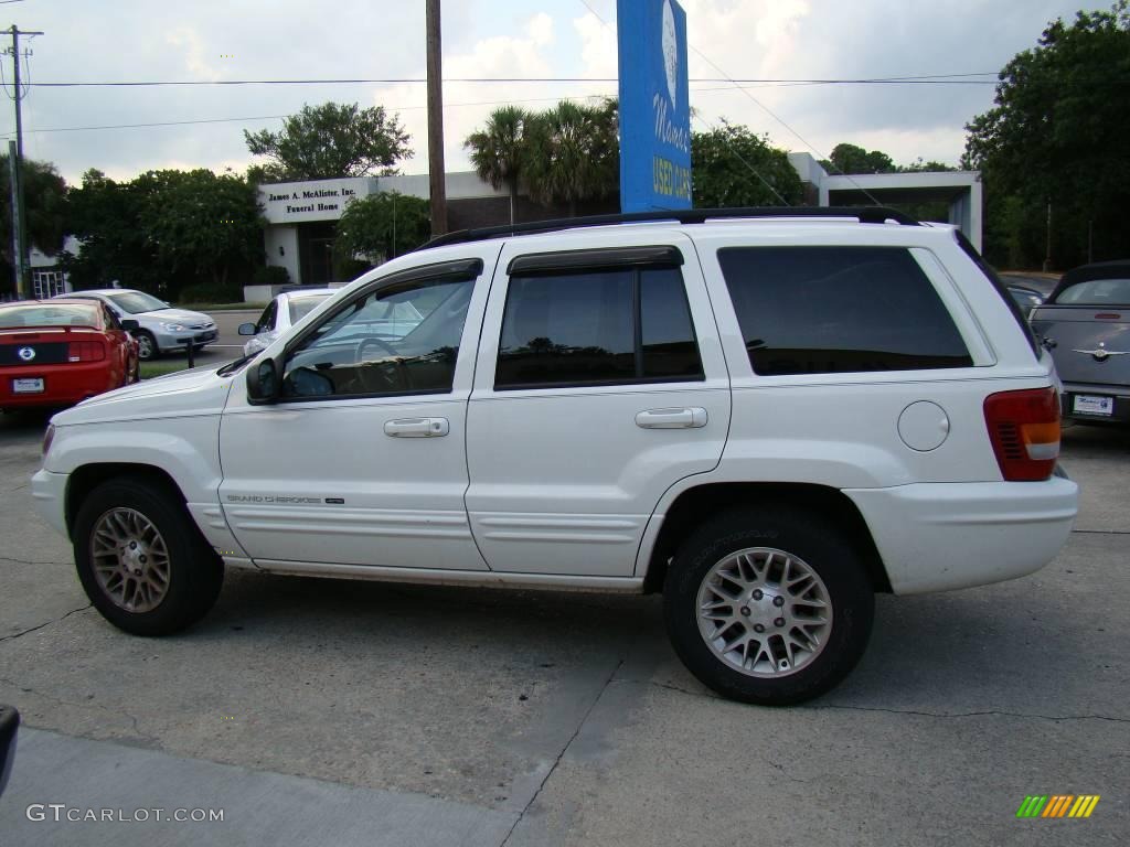 2002 Grand Cherokee Limited 4x4 - Stone White / Dark Slate Gray photo #5