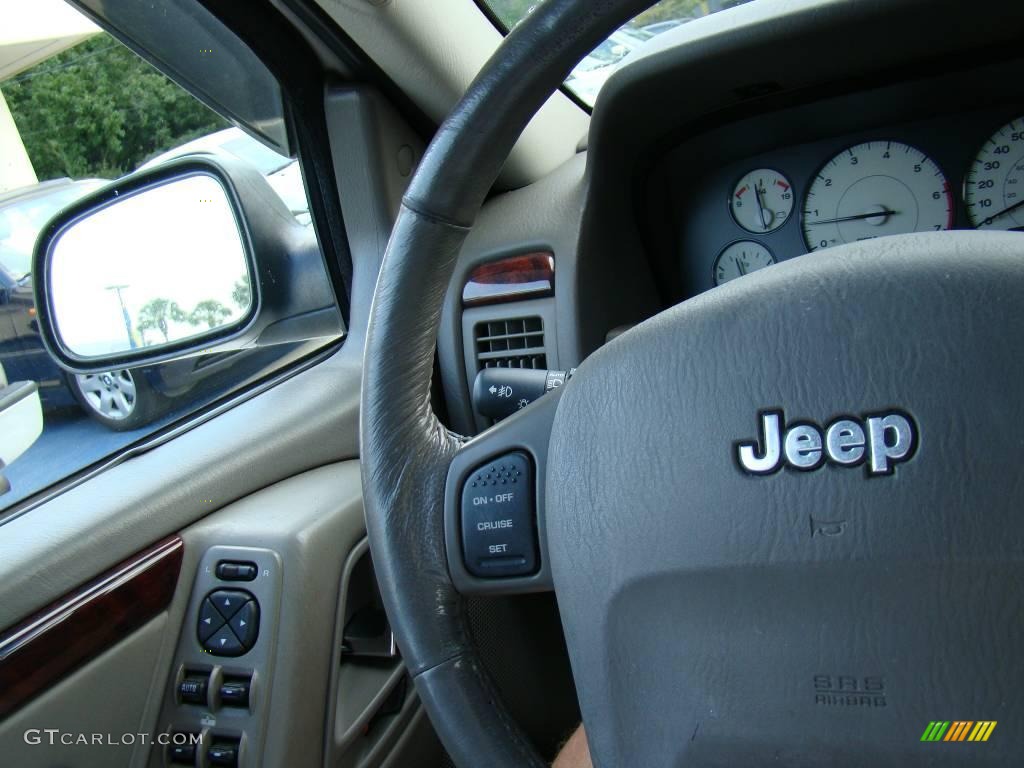 2002 Grand Cherokee Limited 4x4 - Stone White / Dark Slate Gray photo #14