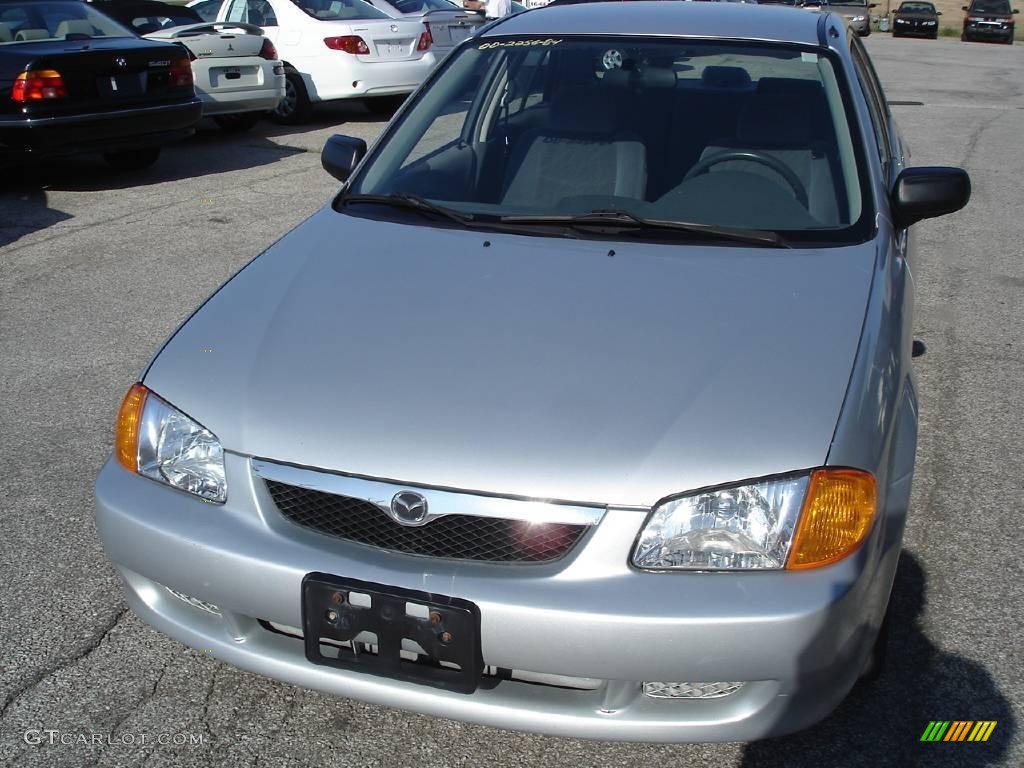 2000 Protege ES - Highlight Silver Metallic / Gray photo #2