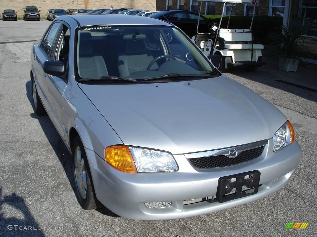 2000 Protege ES - Highlight Silver Metallic / Gray photo #3