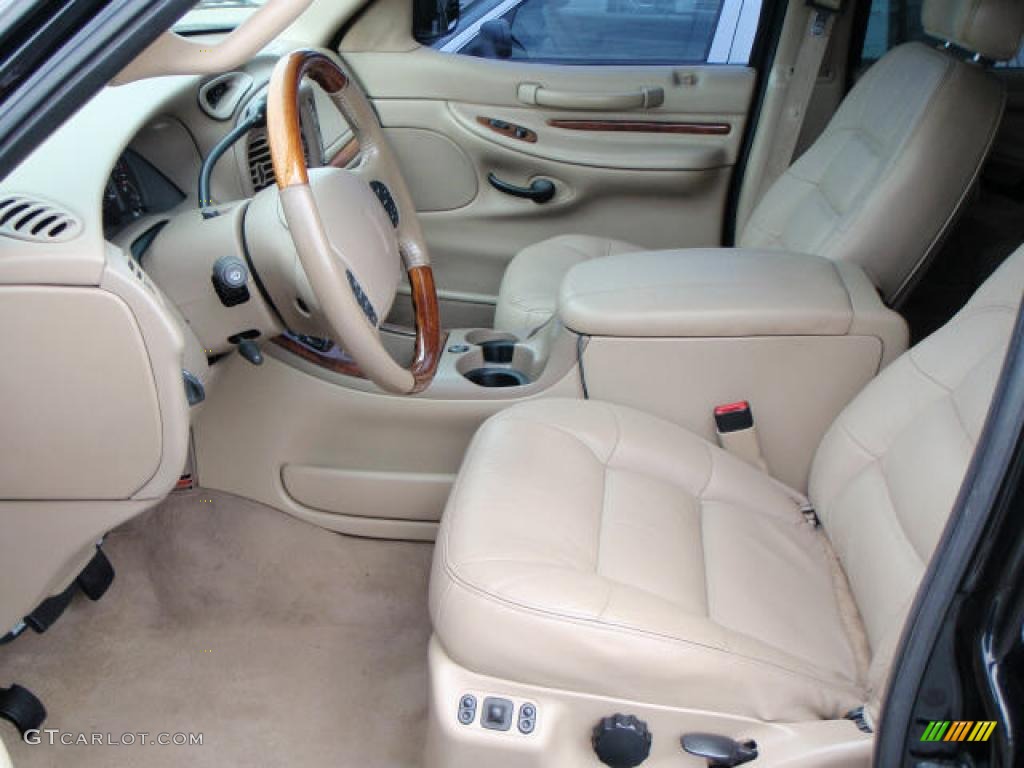 2000 Navigator  - Black Clearcoat / Medium Parchment photo #3