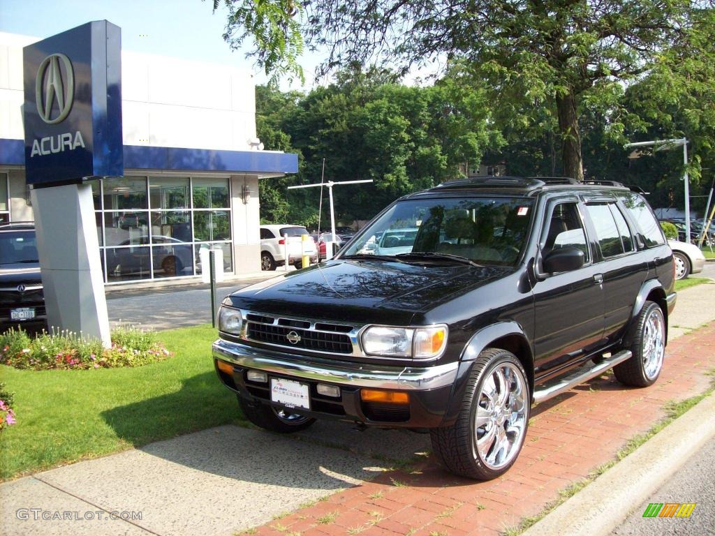 1999 Pathfinder SE Limited 4x4 - Super Black / Gray photo #1