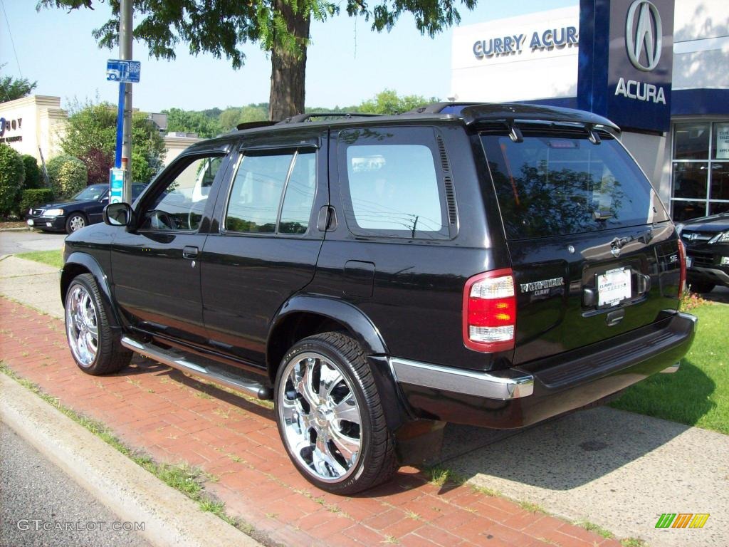 1999 Pathfinder SE Limited 4x4 - Super Black / Gray photo #7
