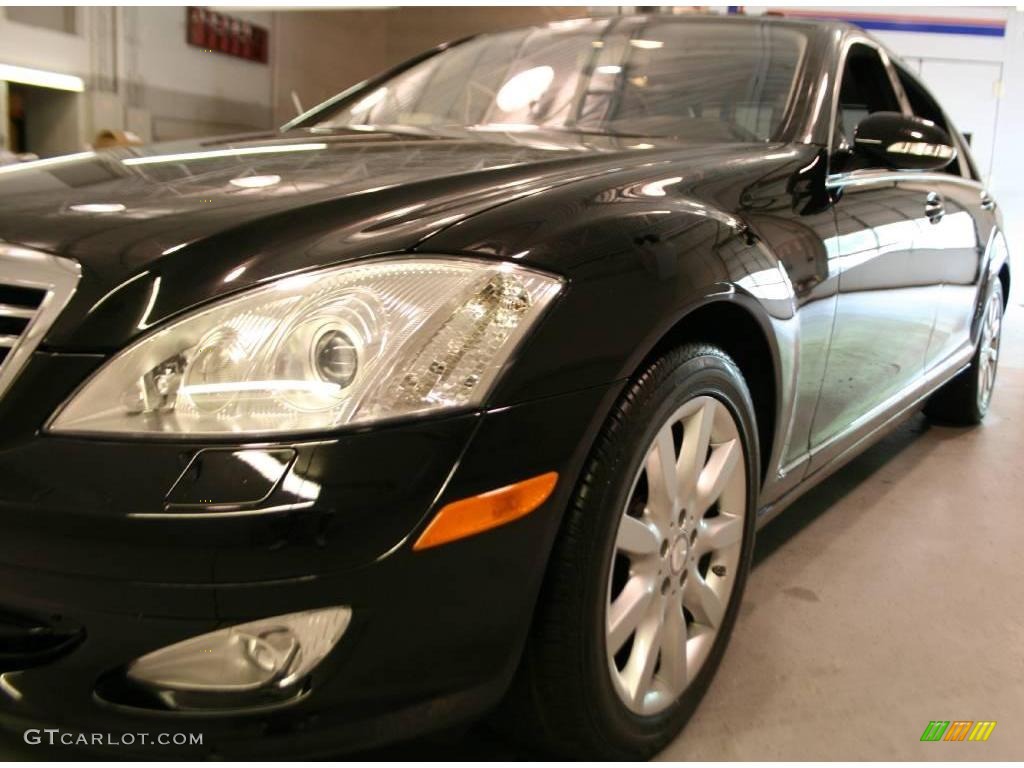 2008 S 550 Sedan - Black / Black photo #5