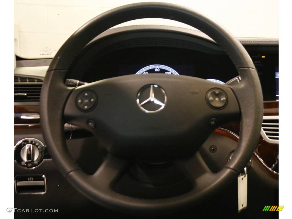 2008 S 550 Sedan - Black / Black photo #23