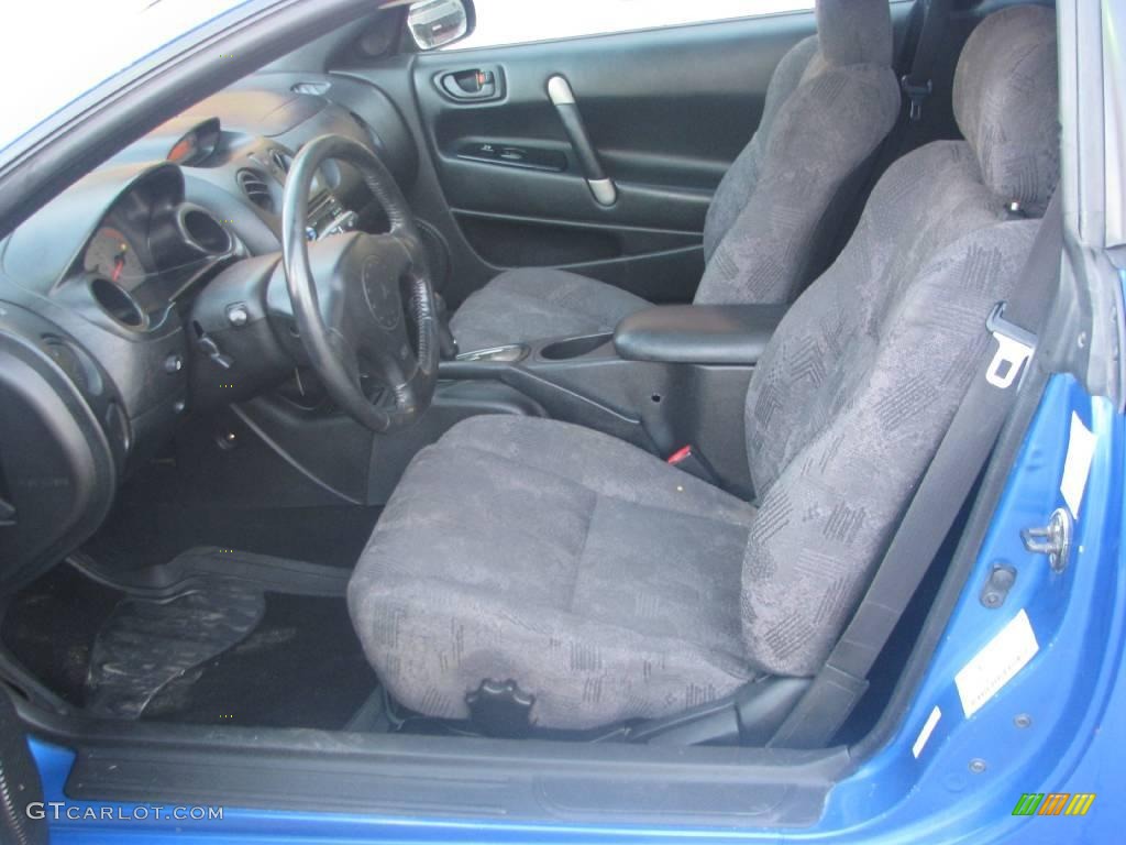 2002 Eclipse RS Coupe - Chrome Blue Pearl / Black photo #2