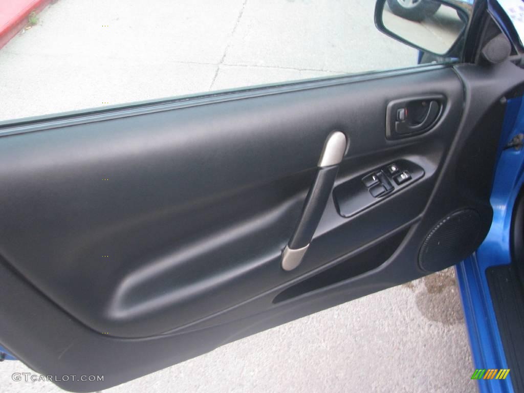 2002 Eclipse RS Coupe - Chrome Blue Pearl / Black photo #10