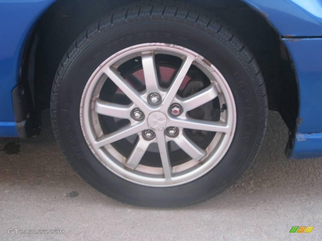 2002 Eclipse RS Coupe - Chrome Blue Pearl / Black photo #21