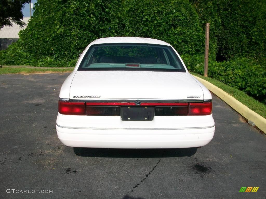 1997 Grand Marquis LS - Vibrant White / Light Graphite photo #4