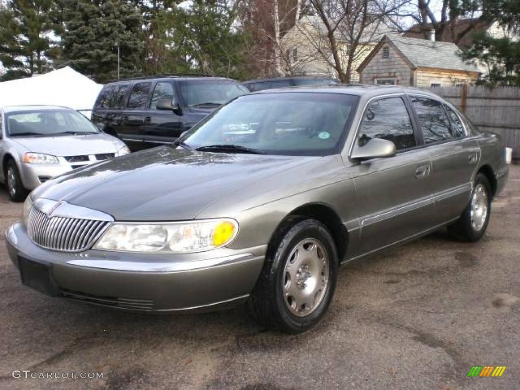 2000 Continental  - Spruce Green Metallic / Light Parchment/Medium Parchment photo #19