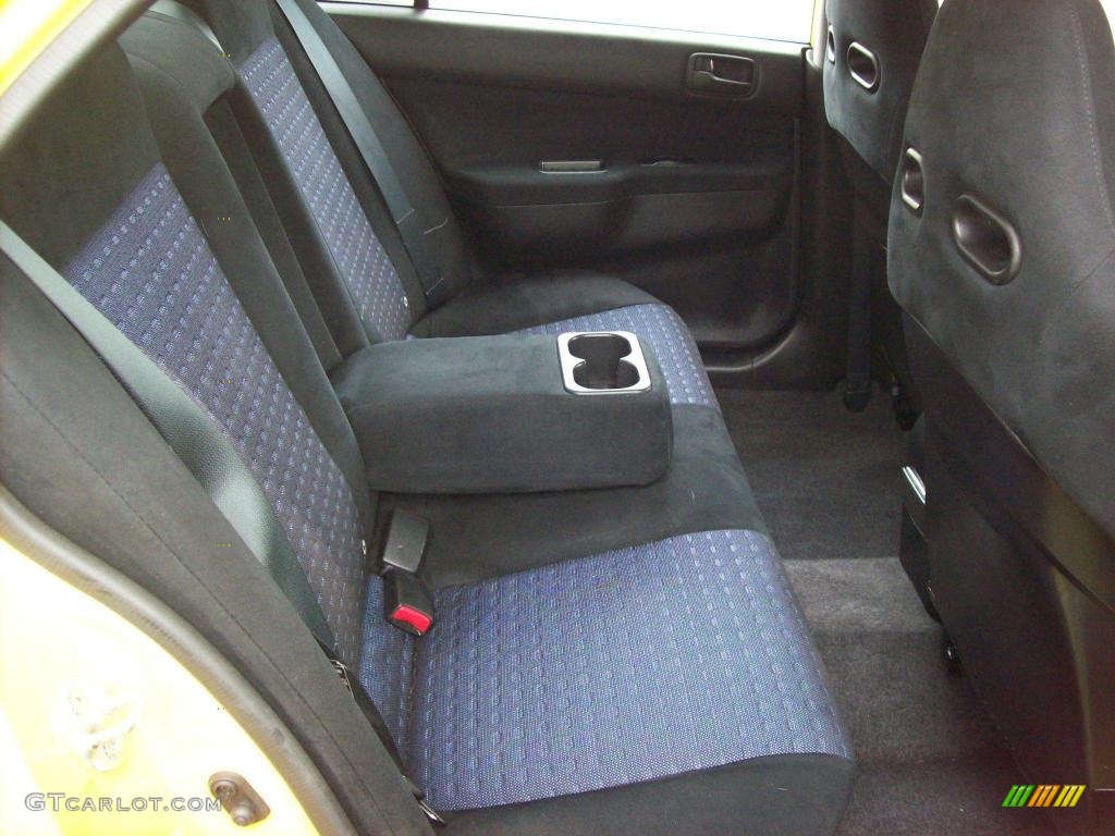 2003 Lancer Evolution VIII - Lightning Yellow / Black/Blue photo #12