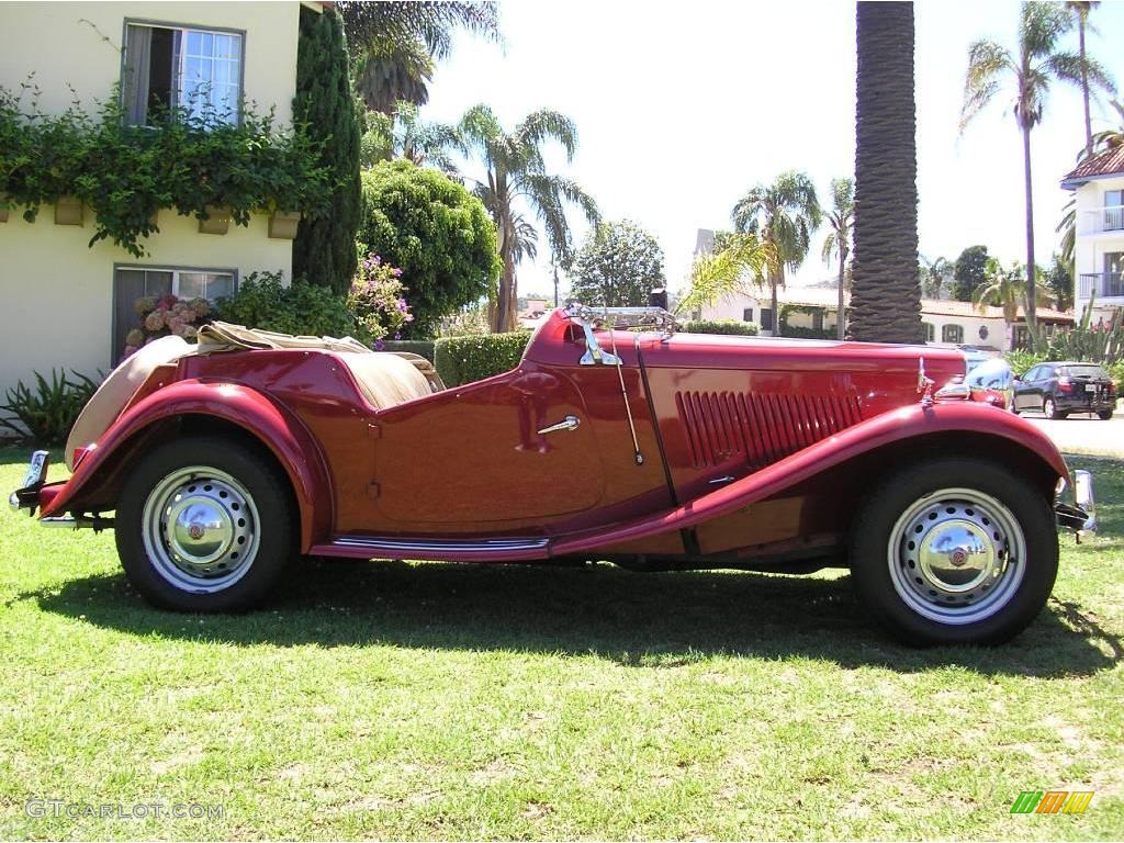 1952 TD Roadster - MG Red / Tan photo #10