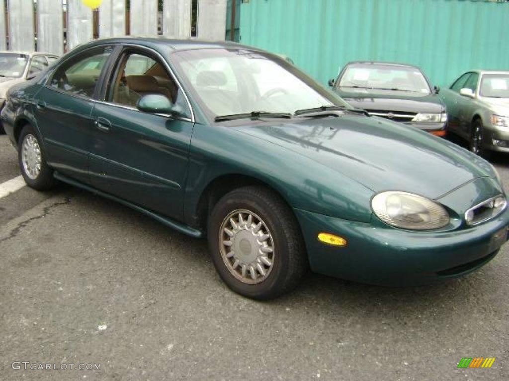 1997 Sable GS Sedan - Pacific Green Metallic / Saddle photo #1