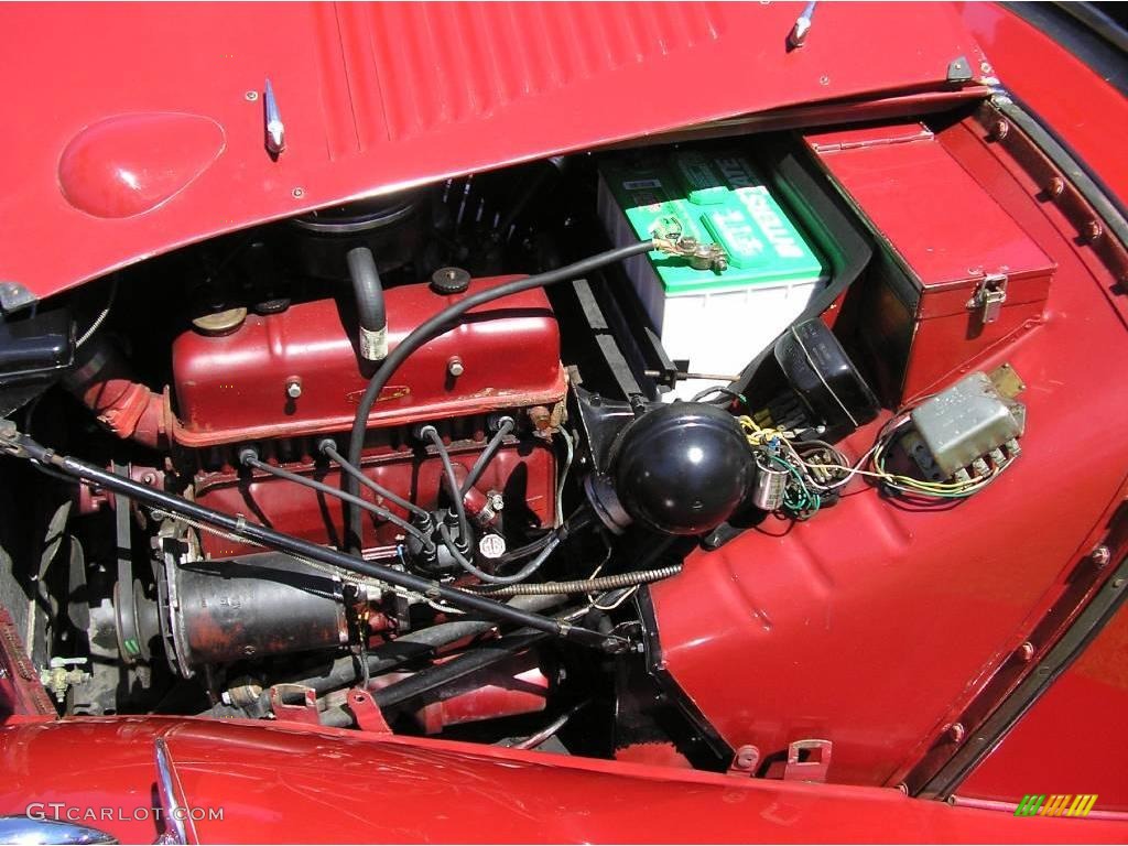 1952 MG TD Roadster 1250 cc XPAG OHV 8-Valve 4 Cylinder Engine Photo #15661994