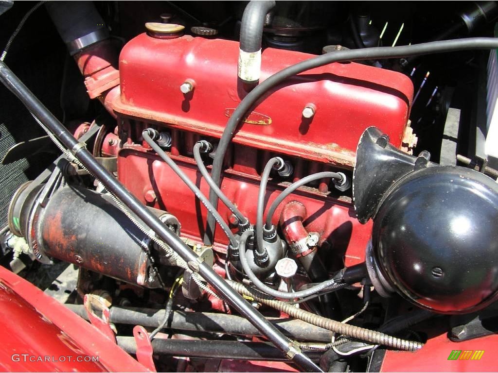 1952 MG TD Roadster 1250 cc XPAG OHV 8-Valve 4 Cylinder Engine Photo #15661998