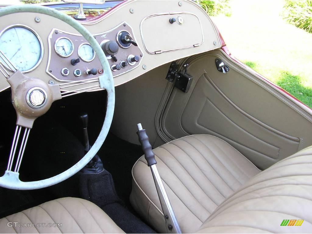 1952 TD Roadster - MG Red / Tan photo #54