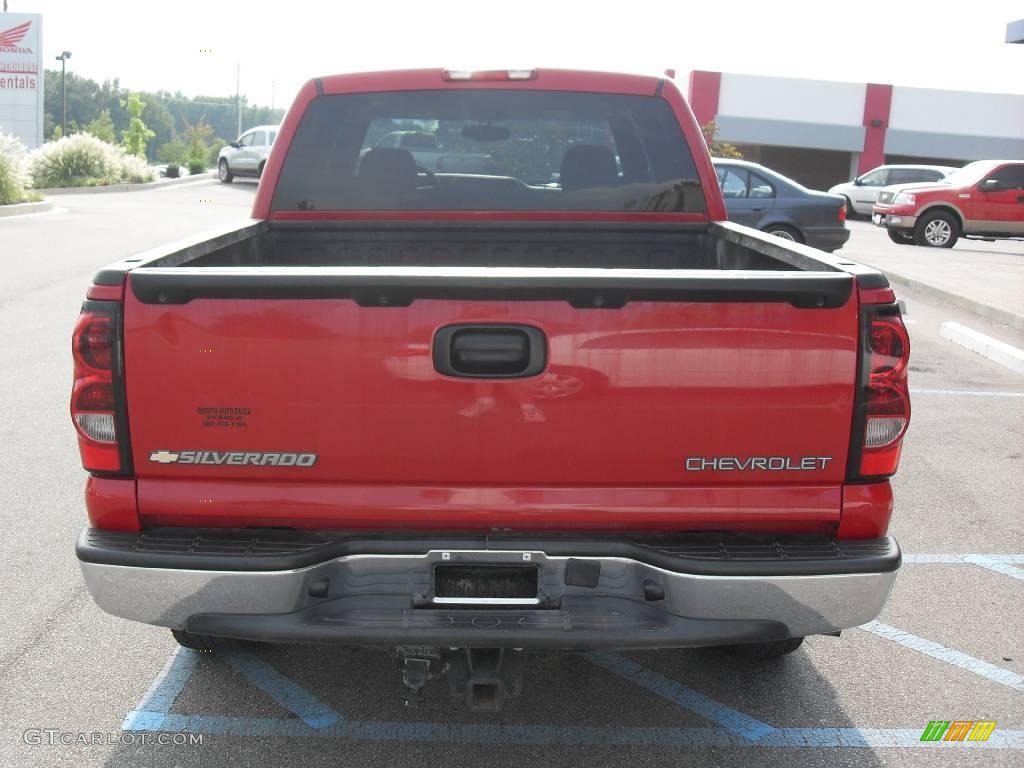 2005 Silverado 1500 Z71 Crew Cab 4x4 - Victory Red / Dark Charcoal photo #7