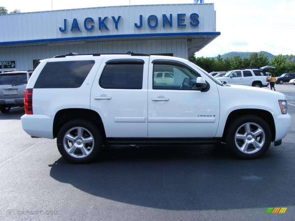 2007 Tahoe LT 4x4 - Summit White / Dark Titanium/Light Titanium photo #1