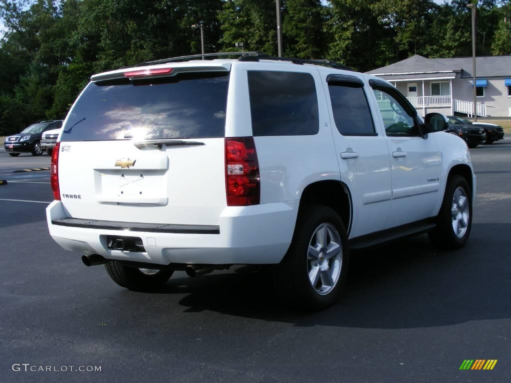 2007 Tahoe LT 4x4 - Summit White / Dark Titanium/Light Titanium photo #5