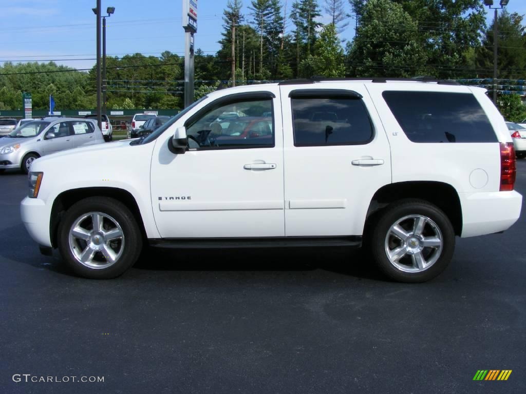 2007 Tahoe LT 4x4 - Summit White / Dark Titanium/Light Titanium photo #8