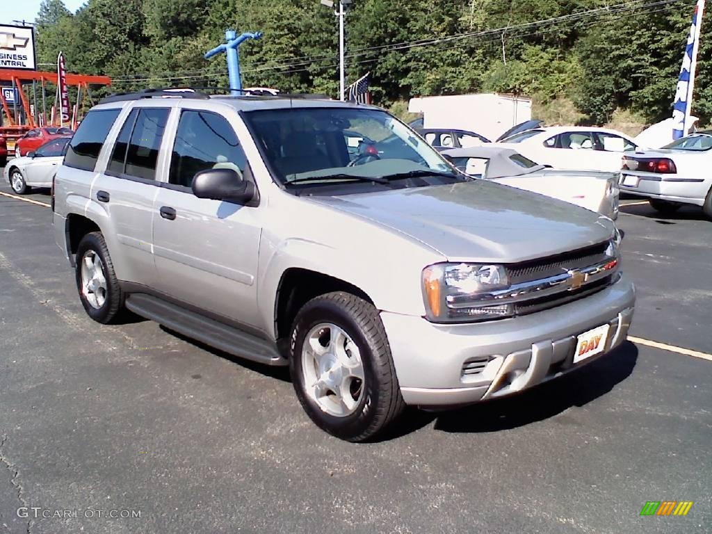 2007 TrailBlazer LS 4x4 - Silverstone Metallic / Light Gray photo #1