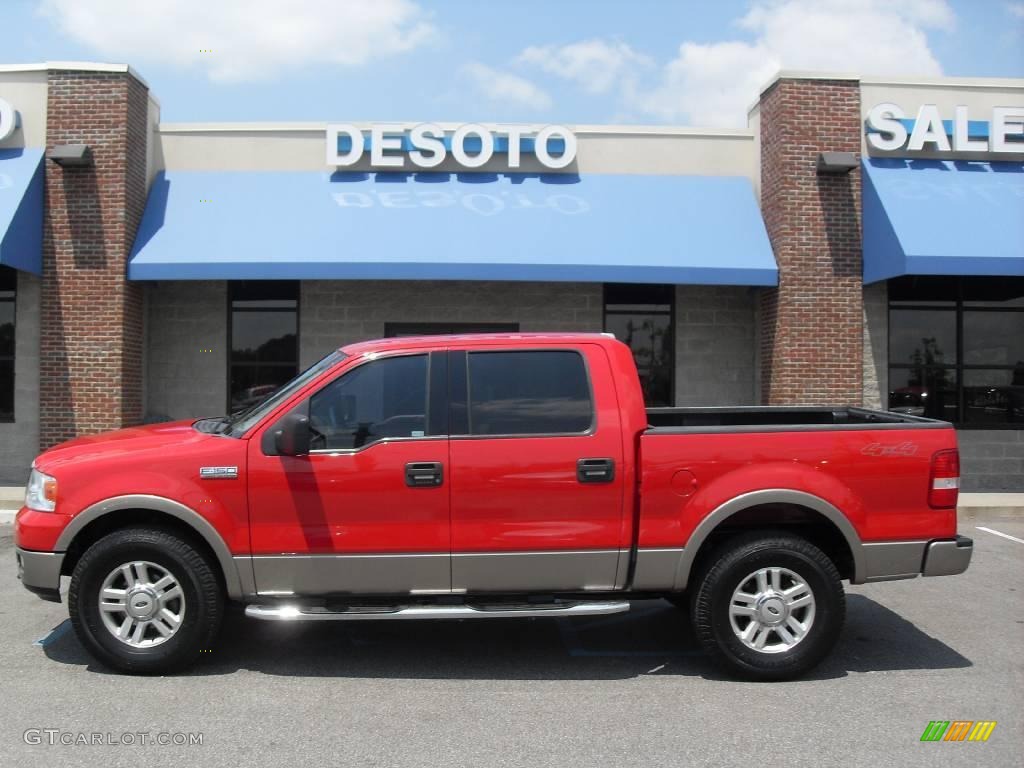 Bright Red Ford F150