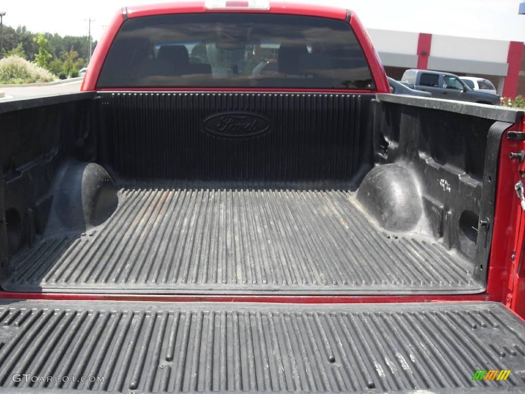 2004 F150 Lariat SuperCrew 4x4 - Bright Red / Tan photo #9