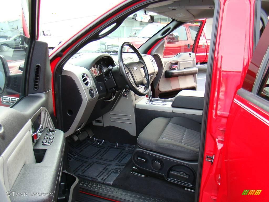 2004 F150 FX4 SuperCrew 4x4 - Bright Red / Black/Medium Flint photo #8