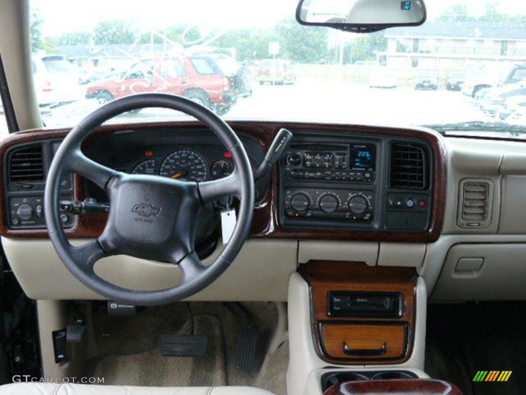 2001 Tahoe LT - Onyx Black / Tan/Neutral photo #6