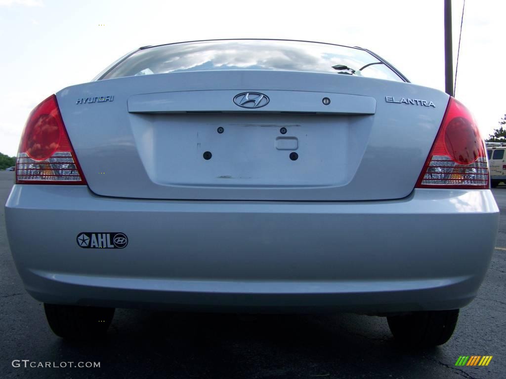 2006 Elantra GLS Sedan - Sterling Silver / Gray photo #5