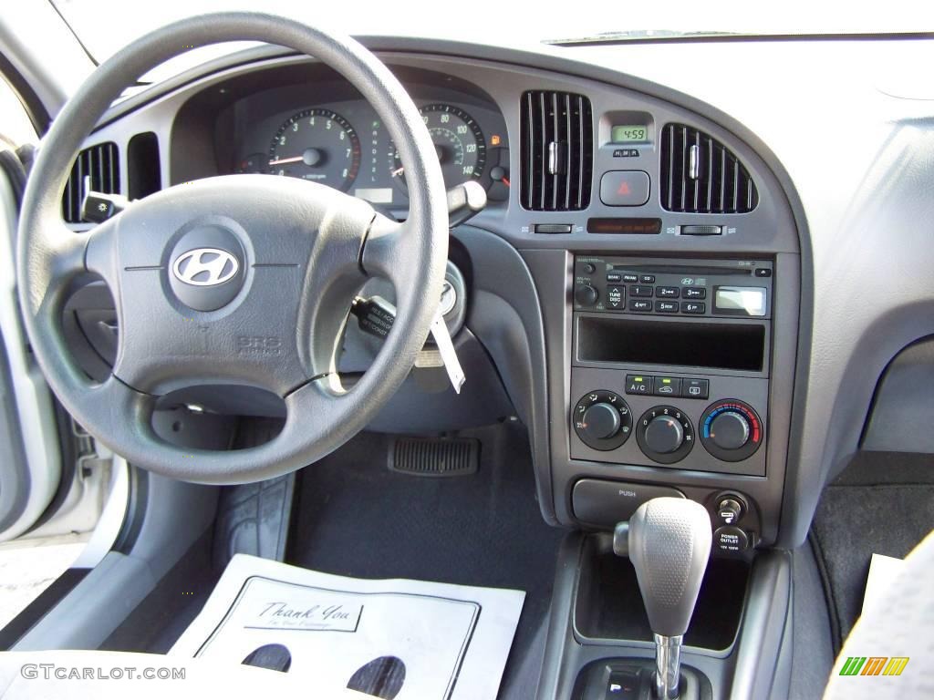 2006 Elantra GLS Sedan - Sterling Silver / Gray photo #11